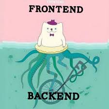 Front End Vs Back End Backend Programmer Humor Frontend