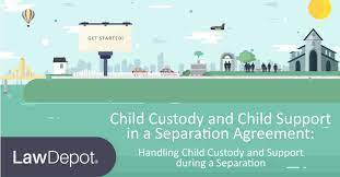 People who separate often make an agreement to set out what their rights and responsibilities are after separating. Child Custody And Child Support In A Separation Agreement Lawdepot Com
