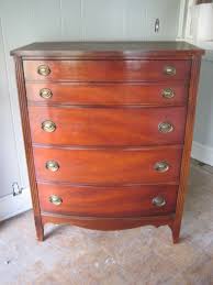 Vintage Mahogany Four Drawer Dresser Dixie Brand Excellent Condition Dove Tailed Drawers Slide Easily Reclaimed Furniture Dresser Drawers Antique Dresser