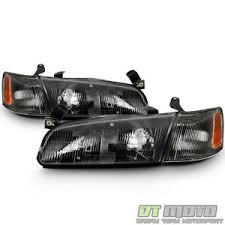 How to upgrade toyota camry headlights to led headlight bulbs | upgrade to jdm astar led headlight kit on toyota camry. For 1997 1999 Toyota Camry Headlights Headlamps W Corner Lights Black Left Right Ebay