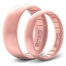 Shop Dualtone Silicone Rings Elements Collection Enso Rings Silicone Wedding Band Stackable Rings Wedding Silicone Rings
