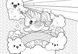 Buy with all the colors of the wind. Rainbow Unicorn Scene Coloring Page Free Vector Download 329547 Cannypic