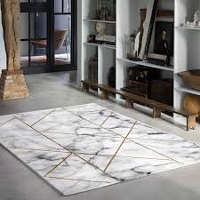 Kostenlose lieferung für viele artikel! Marmor Teppich Von Weconhome Teppich Grau Esszimmer Teppich Kurzflor Teppiche