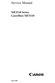 Merci de télécharger canon mf toolbox depuis notre portail. Canon Mf3110 Imageclass Laser Multifunction Service Manual Pdf Download Manualslib