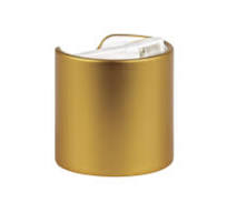 24-410 Brushed Gold Smooth Disc Top Cap