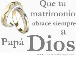 Resultado de imagen para DIOS Y MATRIMONIO