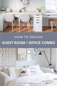 These mini makeovers will update any bedroom before company arrives. Guest Room Office Combo Makeover How To Design A Multipurpose Guest Room Hydrangea Treehouse