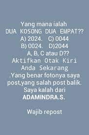 Namun berhasil menjawab pertanyaan akan. Terbaru Tebak Tebakan Menjebak Status Wa Ig Story Part 2