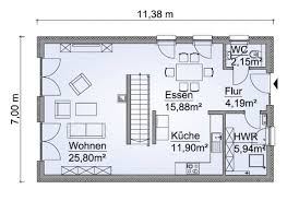 Fertighaus Grundriss Erdgeschoss Schmal Kuche Offen Gerade Treppe Mittig Als Raumteiler Haus Bauen Ide Einfamilienhaus Haus Grundriss Doppelhaus Grundriss