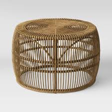 Pyronia Rattan Cage Coffee Table Natural Opalhouse In 2020 Cage Coffee Table Coffee Table Barrel Coffee Table