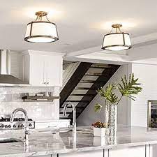 Semi Flush Mount Lighting Low Hanging