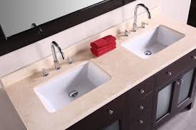 Extra Large Bathroom Vanity With Double Square White Deep Undermount Sinks Stainl Small Undermount Bathroom Sink Undermount Bathroom Sink Bathroom Sink Decor