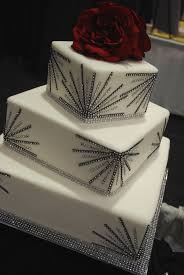 Black And Silver Wedding Cake Ideas Gatsby Cake Buttercream Wedding Cake With Black And Silver Bling Accents Buttercream Wedding Cake Gatsby Cake Silver Wedding Cake