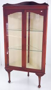 Display cabinets and glass cabinets at argos. Vintage Corner Display Cabinet Lot 1173124 Allbids