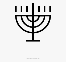 The menorah on the arch of titus was chosen as the symbol of the state of israel in 1949. Menorah Coloring Page Vector Graphics Hd Png Download Kindpng
