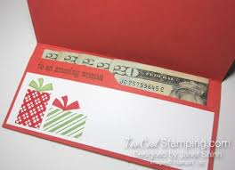 Awesome money holder envelope card from design with ink. Stocking Stuffers Your Presents Birthday Christmas Money Holders Too Cool Stamping