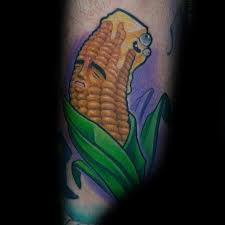 Let me stop just look at the menu !!! 50 Corn Tattoo Ideas For Men Maize Designs