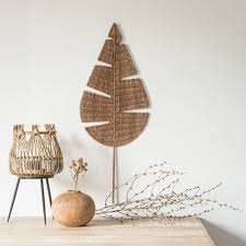 Rattan Wall Art 33x87 Palm Leaf Maisons Du Monde Duvar Dekorasyonu Duvar Dekorasyon