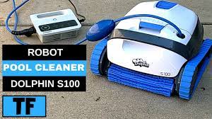 maytronics dolphin s100 robotic pool cleaner review 2020 best robotic pool cleaner youtube