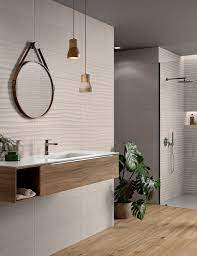 Piastrella Mystone Grey 25x75 Effetto Pietra Grigio Iperceramica Arredo Bagno Moderno Bagno Interno Arredamento Bagno