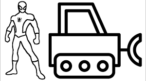 Important digger colouring pages how to draw excavator truck coloring tractor colors for ki truck coloring pages tractor coloring pages coloring pages for kids. Spiderman Coloring Pages For Kids Big Excavator Truck Coloring Pages Colors Vehicles For Kids Youtube