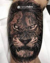 Scarred Lion Animal Tattoos Lion Tattoo Tattoo Lion