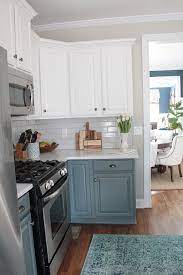 Blue And White Kitchen Renovation Reveal Kitchen Decor Inspiration White Kitchen Renovation Diy Kitchen Renovation