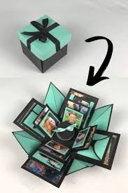 Origami paper is ideal for a gift box. Explosion Box Diy Instructions Chaotically Yours