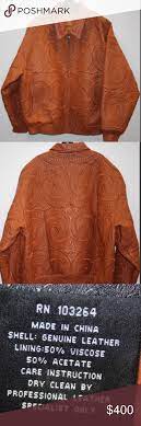 Al Wissam Leather Embroidered Bomber Jacket Al Wissam Mens Tan Brown Leather Quilted Embroidered Bomber Embroidered Bomber Jacket Clothes Design Fashion Design