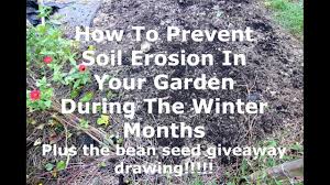 Another method for stopping slope erosion is to build terraces on the slope. How To Prevent Soil Erosion In Your Vegetable Garden During The Winter Months Youtube