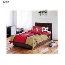 San Francisco 49ers Bedding Full Size Set Nfl Football Comforter Sheets Bed Bag Nfl Complete Bedding Set Twin Bed Sets Full Bedding Sets
