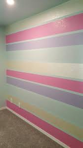 Shop luxury bedroom accessories online. Striped Wall Pink Purple Blue And Gold Pink Striped Walls Girls Blue Bedroom Pink Playroom