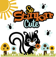 Download So Stinkin Cute Svg Skunk Svg File Flower Svg File Sun Svg File Mushroom Svg File Cute Clipart