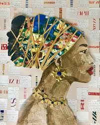 Maker Creator Artist Brenda Bogart Shares Her Inspiring Collage Art Dvd Interior Design Collage Art Projects Collage Drawing Paper Collage Art