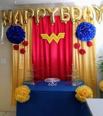 Wonder Woman Decoration Wonder Woman Birthday Party Wonder Woman Decorations Wonder Woman Party