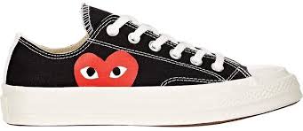 Shop black heart knot headband. Comme Des Garcons Women S Chuck Taylor 1970s Low Top Sneakers Sneakers Converse Fashion Boots