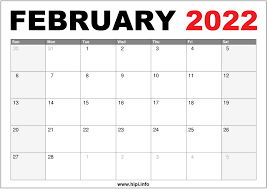 Maybe you would like to learn more about one of these? 2022 February Calendar Us Printable Hipi Info Calendars Printable Free