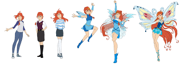 Your already here stella casual sets: First In My Series Of Winx Redesigns Bloom In Her Two Og Casual Outfits Alfea Uniform Magic Winx Charmix And Enchantix Winxclub