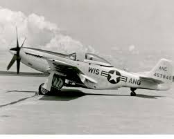Wisconsin Ang P 51d P51 Mustang Vintage Aircraft Wwii Aircraft