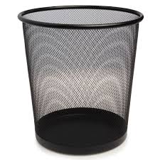Simply Genius Metal Mesh Trash Can Wastebasket Home Office Bedroom Trash Can Bathroom Trash Can Trash Can