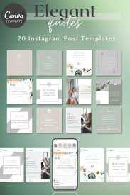 Colorful post templates are eye catching without distracting from your resources, posts, shares or quotes. Instagram Elegant Quotes Post Canva Templates Instagram Etsy Quote Template Instagram Quote Post Design Instagram Template Design