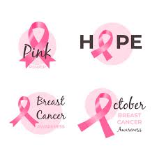 The outlook for women with breast cancer is improving constantly. Free Vector Breast Cancer Awareness Month Labels Set