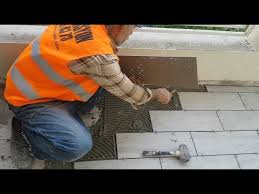 Seramik Ustune Seramik Doseme Fayans Ustasi Tiles Flooring Youtube