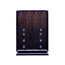 The estimated weight capacity for the pullout is 150 lbs. Art Deco Bar Cabinet B003 Cygal Art Deco Gmbh Co Kg Wooden