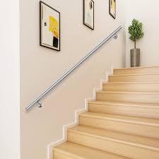 Simple, elegant metal railings and stairs. Stair Handrail Stair Rail 3 10ft Stainless Steel Handrail For Stairs 200lbs Load Ebay