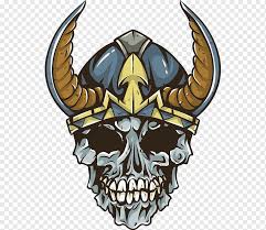 Black logo, odin symbol norse mythology norsemen viking, ice viking horned helmet, logo, head png. Skull Horn Viking Skull Fictional Character Art Viking Skull Png Pngwing