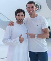 Cristiano ronaldo (33) is op de globe soccer awards uitgeroepen tot speler van 2018. Cristiano Ronaldo Spotted With Sheikh Hamdan In Dubai Esquire Middle East