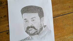 See more ideas about pencil art drawings, wall paint designs, art. Mohanlal Pencil Drawing Easy Face Drawing With Asla Youtube