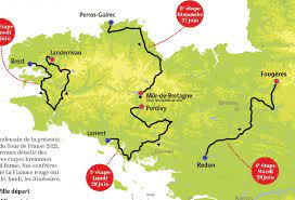 Crise sanitaire oblige, la présentation du tour de france 2021 s'est faite à minima : Tour De France 2021 Les Etapes Bretonnes A La Loupe Tour De France 2021 Le Grand Depart En Bretagne Le Telegramme