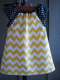 Dress Chevron Yellow Zigzag Navy Blue Polka Dots By Redpajamas Blue And Yellow Dress Toddler Fall Dresses
